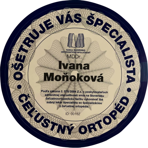 Certifikát Vandent